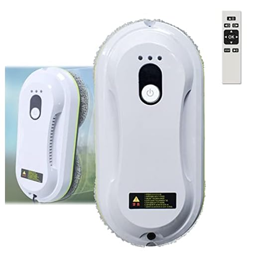 Oiyekntd Robot de Limpieza de Ventanas con Control Remoto, aspiraciones robóticas de Limpiador de Vidrio automático para Ventanas de Gran Altura, Azulejos, baño, Mesa y canicas