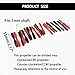 20PCS RC Toy Propeller 55mm 2-Blades CW CCW Propeller for RC Toy DIY Model Toy Parts (Black,Red)