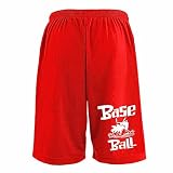 [アートワークスコウベ] 野球 ハーフパンツ ドライ 練習着 野球 ベースボール 七転び八起き ユニセックス M レッド