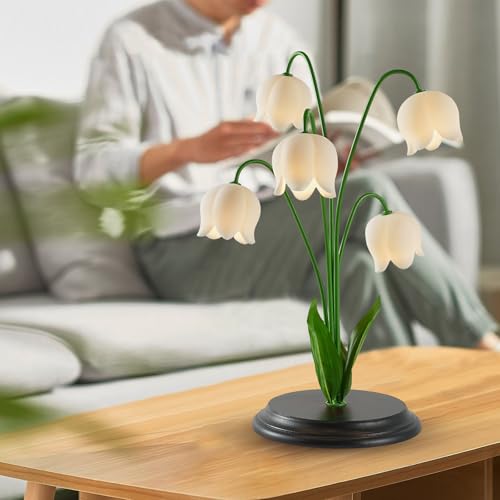 OWBEFERY Lily of the Valley Table Lamp, 17.7 H x 13 W x 13 D - image 7