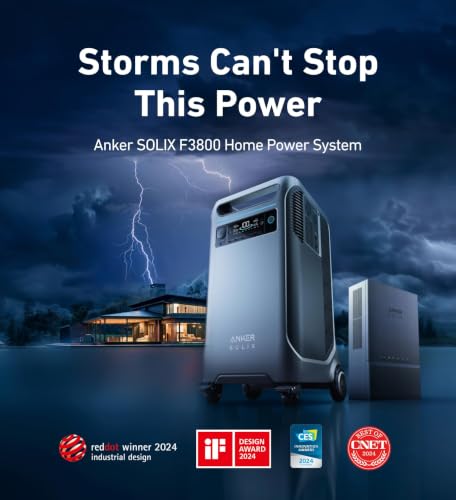 Image of Anker SOLIX F3800 Portable Power Station and Smart Generator 5500, 3,840Wh