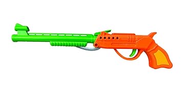 PoPo Toys 5G Match Stick Diwali Gun for Kids, No Bullets Required for Matchstick Gun, Complete Safe Diwali Gun for Kids | Medium Hot Fire with Iron Lock | 5G Color Gun