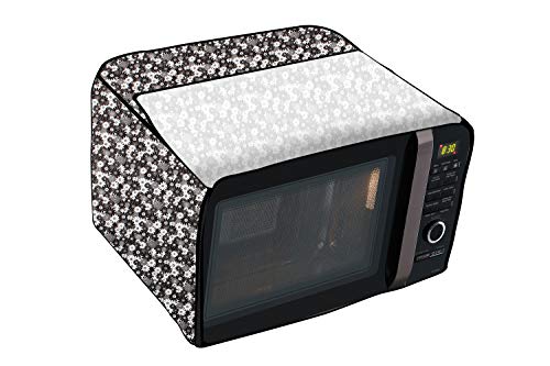 Image of Stylista Microwave Oven Cover for LG 20 L Solo MS2043DB Floral Pattern Multicolor
