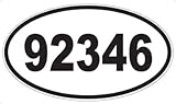 US Decal, Inc. Number 92346 Oval Sticker