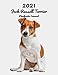 2021 Jack Russell Terrier Planificador Semanal: 123 Páginas | Tamaño A4 | Calendario | 14 Meses | 1 Semana en 2 Páginas | Agenda Semana Vista | En español | Perro