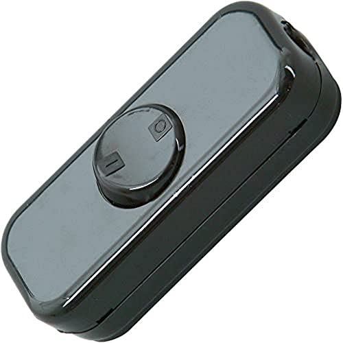 Kopp Schnurzwischenschalter 2-polig 250 V 10 A schwarz 193605088