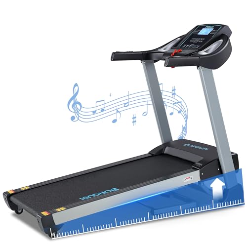 BORGUSI 15% Auto Incline Treadmill Bluetooth Speaker, 20"