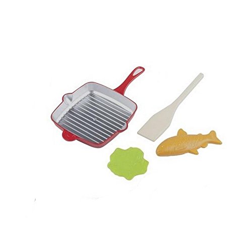 Preisvergleich Produktbild GUIZMAX Bratpfanne Fisch Salat löffel puppengeschirr
