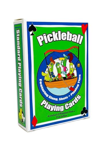 Pickleball Playing Cards – Featuring Slang, Shots & Playing Tips