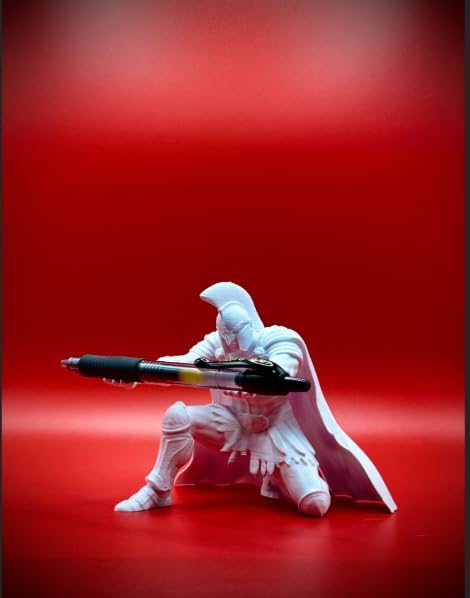 Spartalı Asker Kalemlik | Tarihi Dekoratif Masaüstü Aksesuarı | Ofis İçin Karizmatik Erkek Hediyesi ve Masa Düzenleyici - Görsel 1