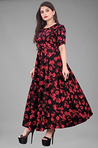 Image of NEW Aline Maxi Dress for Women in Purple Color