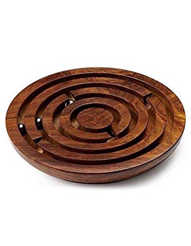 KESHA SPREE 6" Round Inch Handcrafted Wooden Labyrinth Board Game Ball in a Maze Puzzle Toys - Indoor Puzzle Game Gifts for Kids | Boys | Girls (B08T85DZ8M) Amazon Price History, Amazon Price Tracker