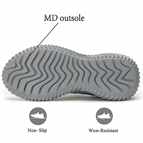 Image of Socviis Mens Slip On Running Shoes Athletic Walking Trainers Lightweight Breathable Mesh Tennis Sneakers