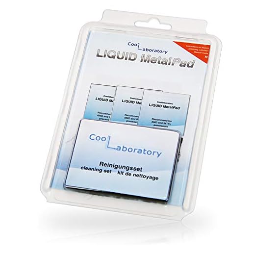 Coollaboratory Liquid MetalPad 3 x CPU inkl. rengöringssats