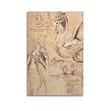 PDEWFCHX Occamy - Póster decorativo para pared, lienzo e impresión artística moderna para decoración de dormitorio familiar, 20 x 30 cm