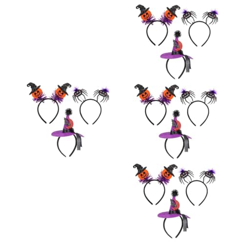 Bandeaux Halloween pour adultes VICASKY accessoires costume cosplay serre-tête araignée lot de 12