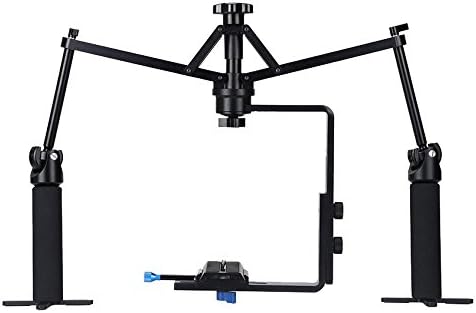 ASHANKS Camera Video Spider Handheld Stabilizer Rig Mechanical Stabilization for Camcorder DV Video Camera DSLR Sony Canon Nikon