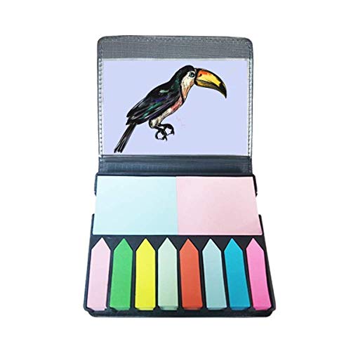 Note couleur marqueur de page adhésif repositionnable oiseau tropical