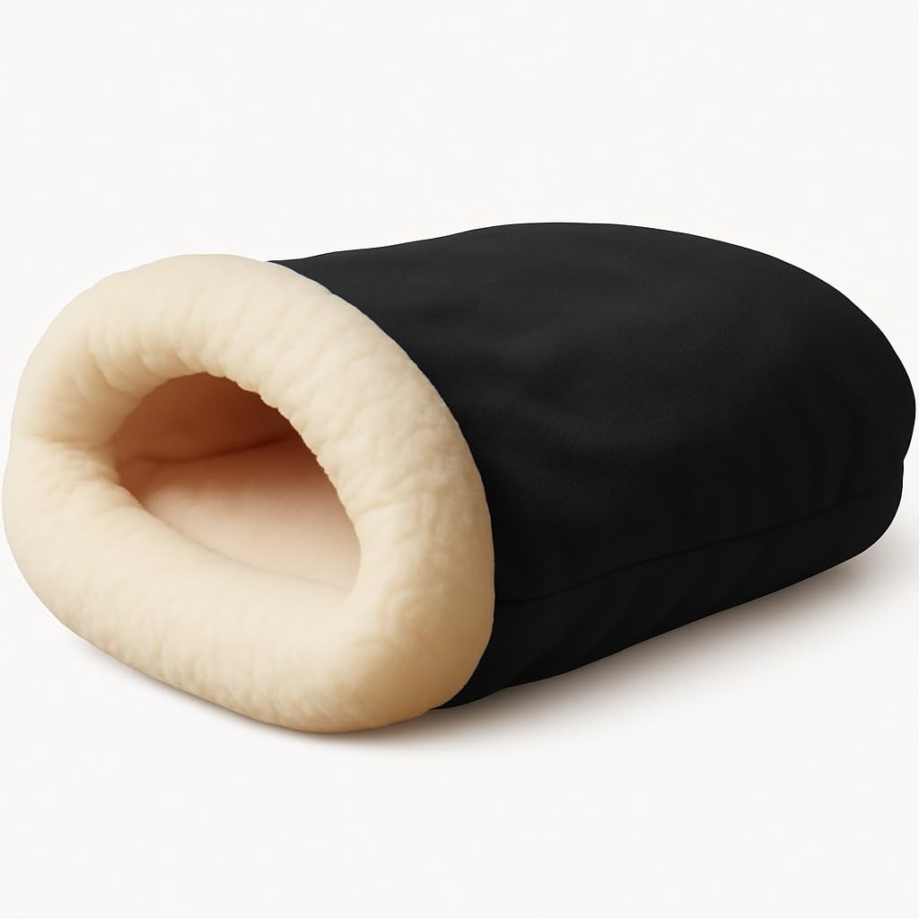 Cama Toca Para Gatos Saco De Dormir Ultra Macio Com Sherpa Pelúcia Toquinha
