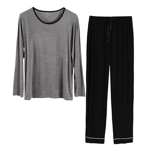 Pyjama long pour homme idéal pour les soirées cocooning et des nuits fraîches tout en douceur