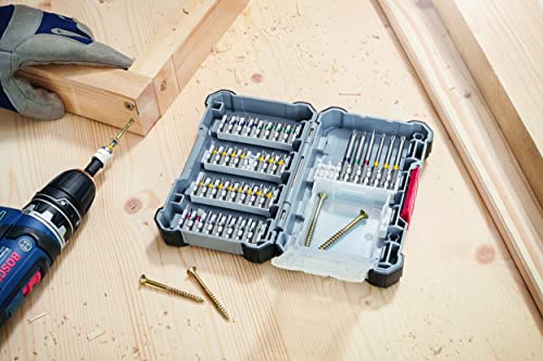 Bosch Professional 40-Pieces Drill Set (Pick and Click, Extra Hard Screwdriver Bits, with Universal Holder) - Amazon Exclusive