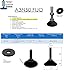 Industrial Non-Slip Leveling Leg 1/2 X 4 (4 Pieces)