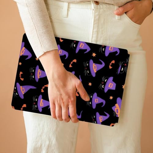 Housse ordinateur portable chat violet pour fac et télétravail