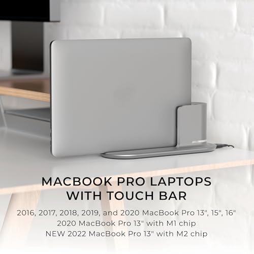 Soporte Vertical para Computadora Portátil MacBook Pro 13 15 16 Pulgadas y Base USB C Dual 3