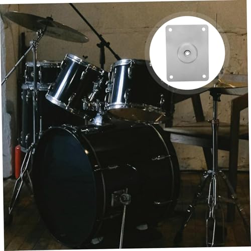 Placa de montaje UPKOCH para práctica de tambor, construcción resistente, patas antideslizantes, soporte versátil para instrumentos de percusión y tambores pequeños miniatura 4