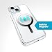 Speck Clear iPhone 15 Case - Slim, Built for MagSafe, Drop Protection - for iPhone 15, iPhone 14 & iPhone 13 - Scratch Resistant, Anti-Yellowing, 6.1 Inch Phone Case - GemShell Clear/Chrome