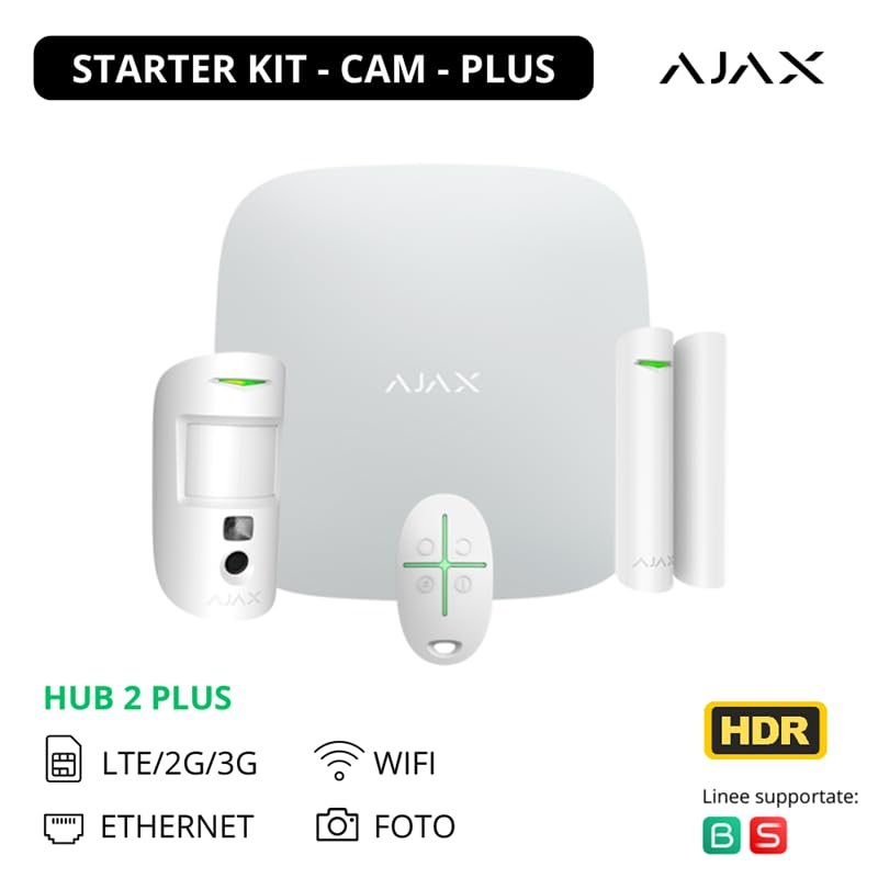 StarterKit Cam Plus 4G Jeweller Version HDR - Blanc - #156255