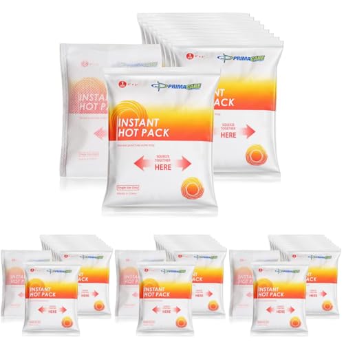 Image of PrimaCare PHP-45 Instant Heat Pack for Emergency Heat Therapy, 4 inch x 5 inch, 24 Count (Pack of 4)