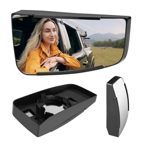 Lower Passenger Side Mirror Replacement for Chevy Express 2500 3500 Van/GMC Savana 2500 3500 2003-2017, Chevrolet Express 1500/Savana 1500 Van 2003-2014 - Right Side View Convex Mirror Glass