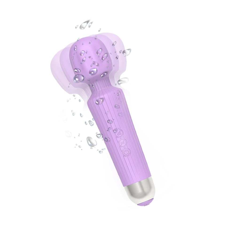 Handheld Upgraded 3-in-1 Massager– Waterproof-USB Rechargeable-20 Mode -Memory Feature- Relaxation Tool Cordless & Travel Friendly