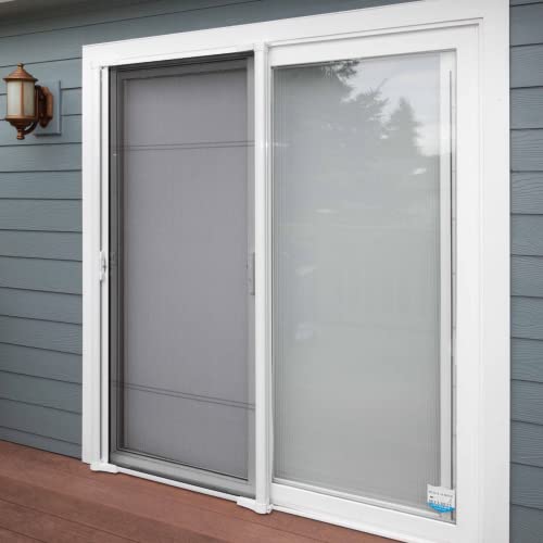 Brisa Retractable Door Screen For Sliding Patio Doors-White (For 80-In Tall X 60-In To 72" Wide Doors) #TOP5