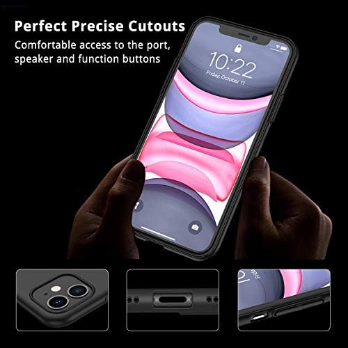 UNBREAKcable iPhone 11 Case - Hard PC Ultra-slim Lightweight Stylish Protective Cover Case for iPhone 11 6.1-inch [Anti-Slip, Anti-Scratch] - Black