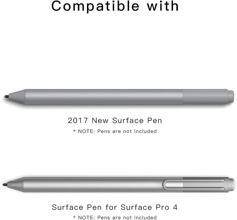 B BIKRUL Bikrul Replacement 3 Pack Surface Pro 4 Pen Tip (Black)