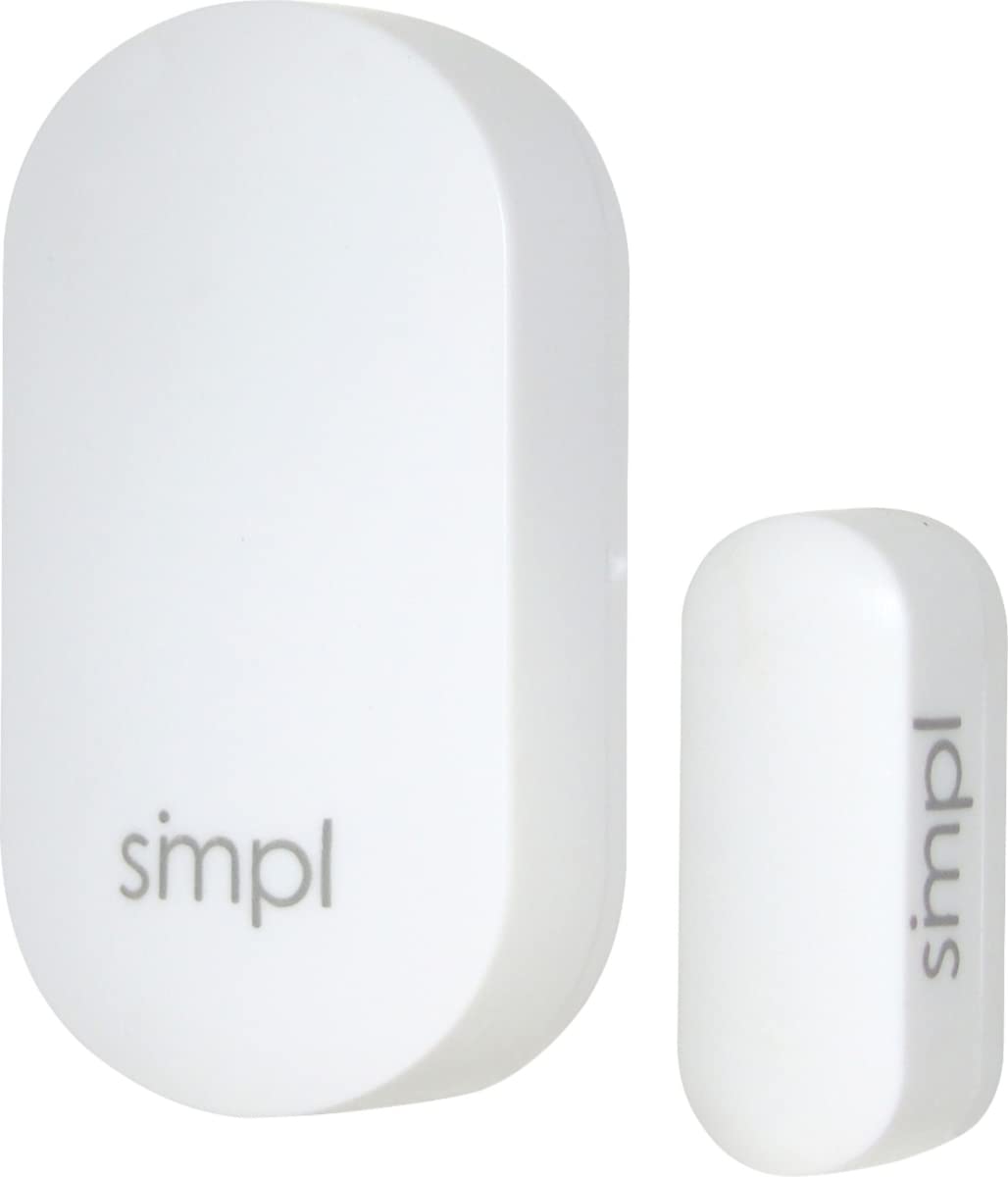 SMPL Door Sensor, Add-On for Alerts System, Monitor Your Door/Window/Cabinets/Drawers, Add up to 20 Sensors, Simple to Install, Signal up to 250ft, Live Technical Support