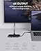 immagine 1AUKEY Hub USB C 8 in 1 USB Tipo C Adattatore Porta 4K HDMI, Porta 1Gbps Ethernet RJ45, Porta di Ricarica PD da 100W, 2 Porte USB 3.0 1 USB 2.0, Lettori SD e TF per MacBook PRO Air dell XPS Chromebook