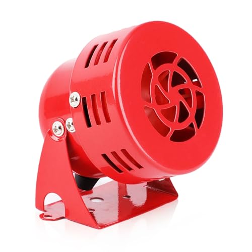 Niuus Bocina De Sirena De Ataque Aéreo para Coche, Minialarma Eléctrica De 12v, Sirena De Motor De Rescate De Seguridad contra Incendios para Coche, Camión Y Motocicleta