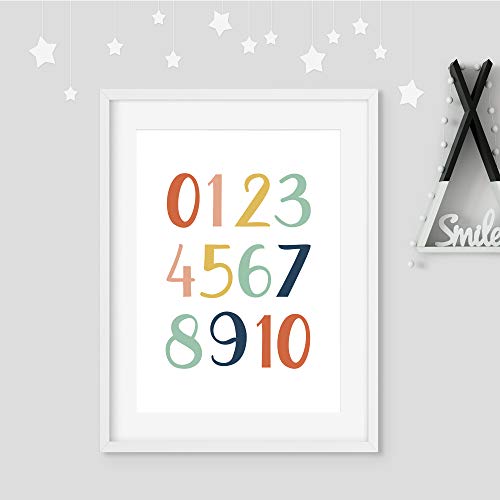 Frechdax® Set van 3 posters voor de kinderkamer, babykamer, DIN A4, zonder fotolijst, voor meisjes en jongens… - Afbeelding 6