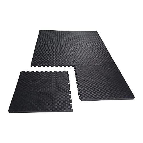 BalanceFrom 24x24 Inch EVA Interlocking Foam Exercise Tile Mat – Non-Slip Puzzle Flooring for Home Gym, Fitness Studio, or Playroom with Multiple Thickness, Coverage Sizes and Color Options by BalanceFrom - Image 8