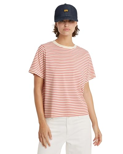 T-shirt boxy G-Star à rayures pour femme idéal pour le quotidien