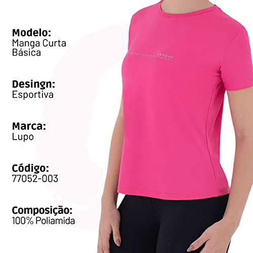 Camiseta Lupo AF Basica (Rosa, G)