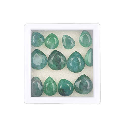 Gemhub 4J-ZQR5-F03K 140 Ct. Natural Green Emerald Gemstone, Pear Cut Green Emerald, Loose Green Emerald thumb #3