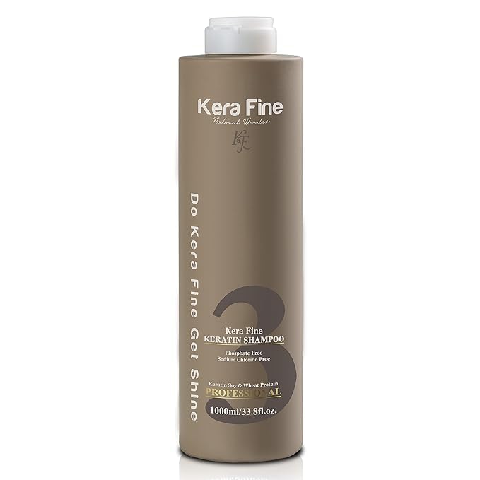 KF KERATIN SHAMPOO | 1000ML | SULFATE FREE | PARABEN FREE | PHOSPHATE FREE, SODIUM CHLORIDE FREE | KERATIN SOY & WHEAT PROTEIN | PROFESSIONAL USE-picture-48