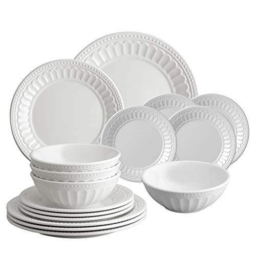 White Melamine Dinnerware. Zak Designs American Conventional Melamine