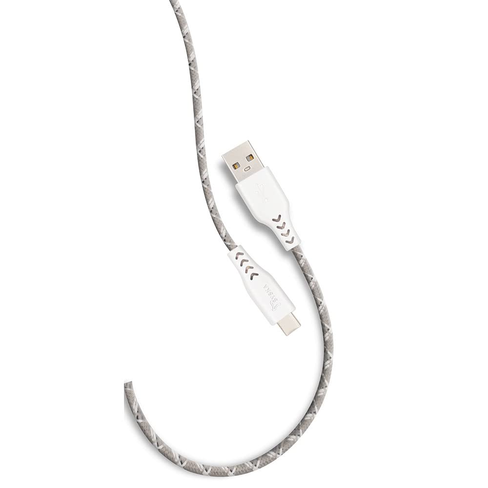 SYSKA CCCB04 Fast Charging Cable with Braided Material, Type-C Output, USB - Input (Grey White) (B09H4R2PZT) Amazon Price History, Amazon Price Tracker