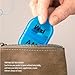 Deke Home - Pill Organizer AM PM, 2 Compartment Pill Box for Pocket or Purse, Small Daily Medicine Case, Travel Pill Holder, Easy Open Pill Container, Vitamins & Supplements (Blue, Pack of 1)
