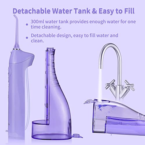 Tovendor F5020D_VIOLET Electric Water Flosser thumb #3